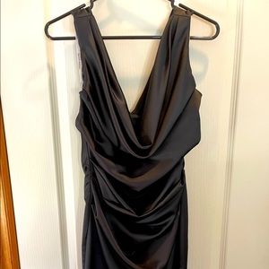 David’s bridal bridesmaid dress - black